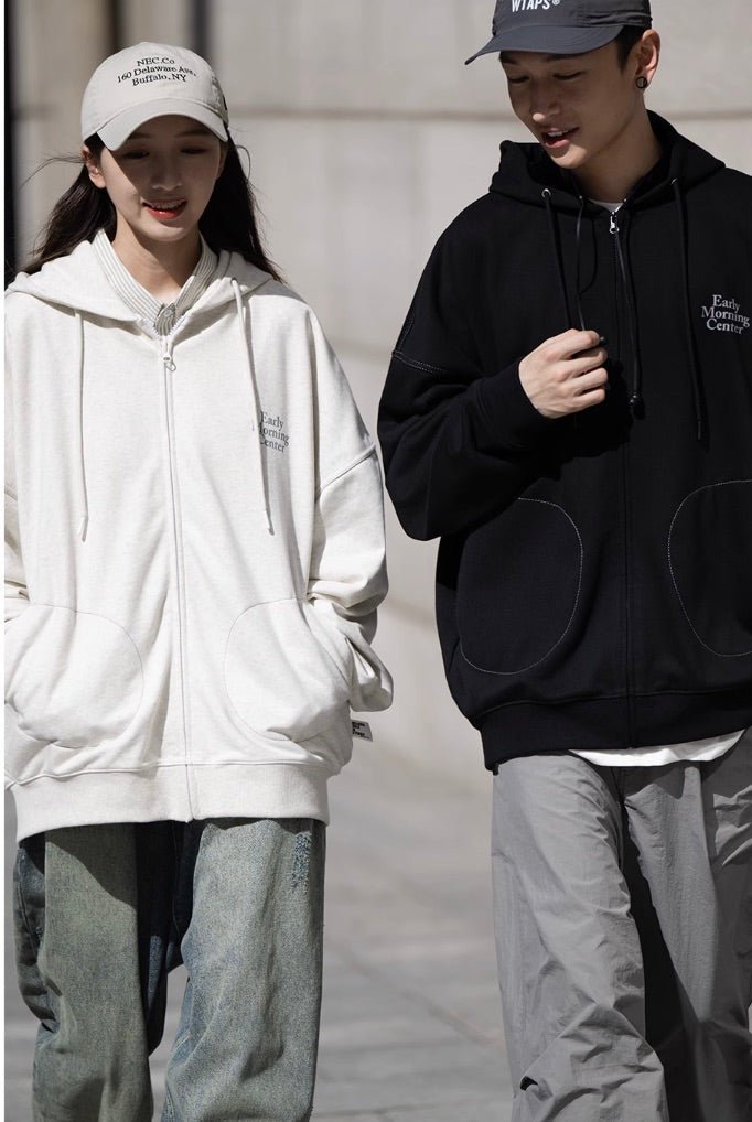HEAVY FLEECE SWEAT ZIP HOODIE B77655