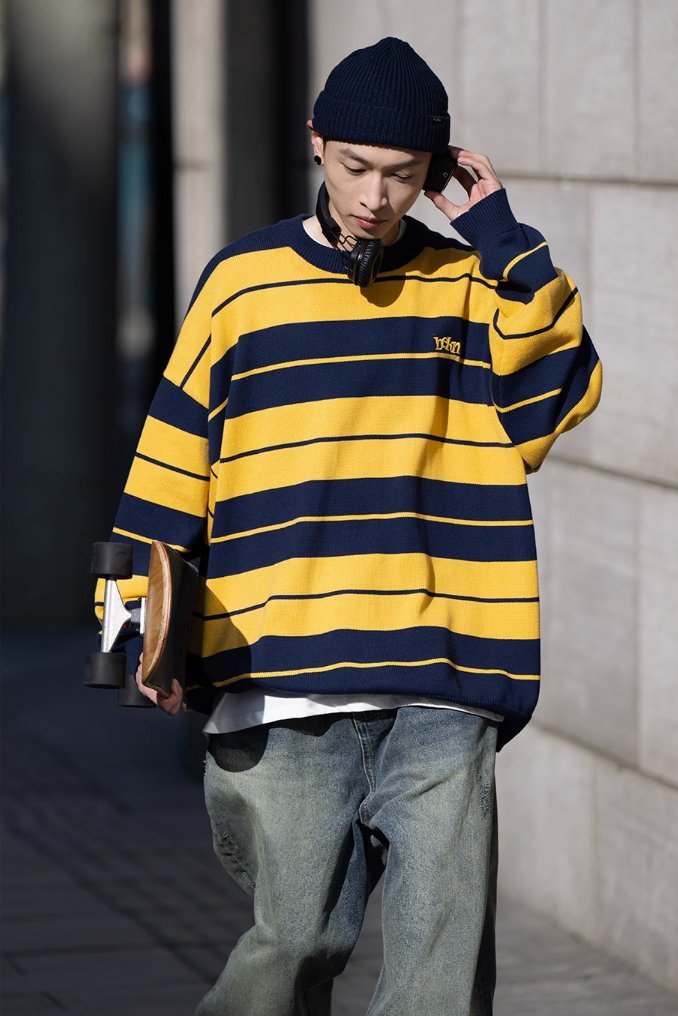 BORDER SWEATSHIRT B16111