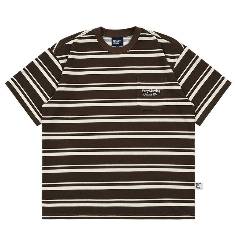 ストライプルーズ 半袖Tシャツ B04191