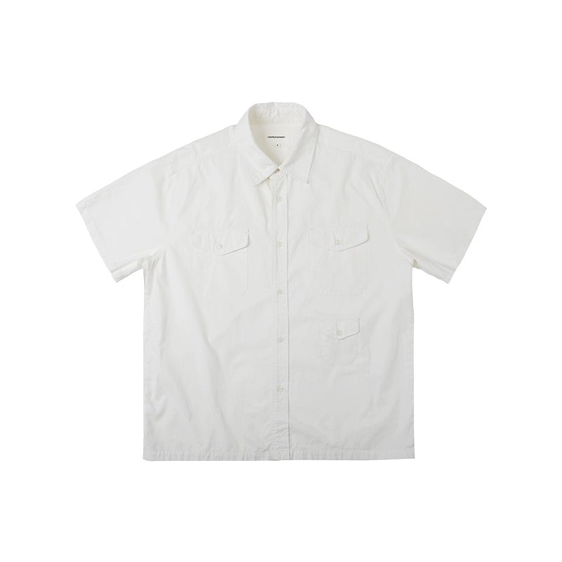マルチポケットコットンリネンカーゴシャツ C072811