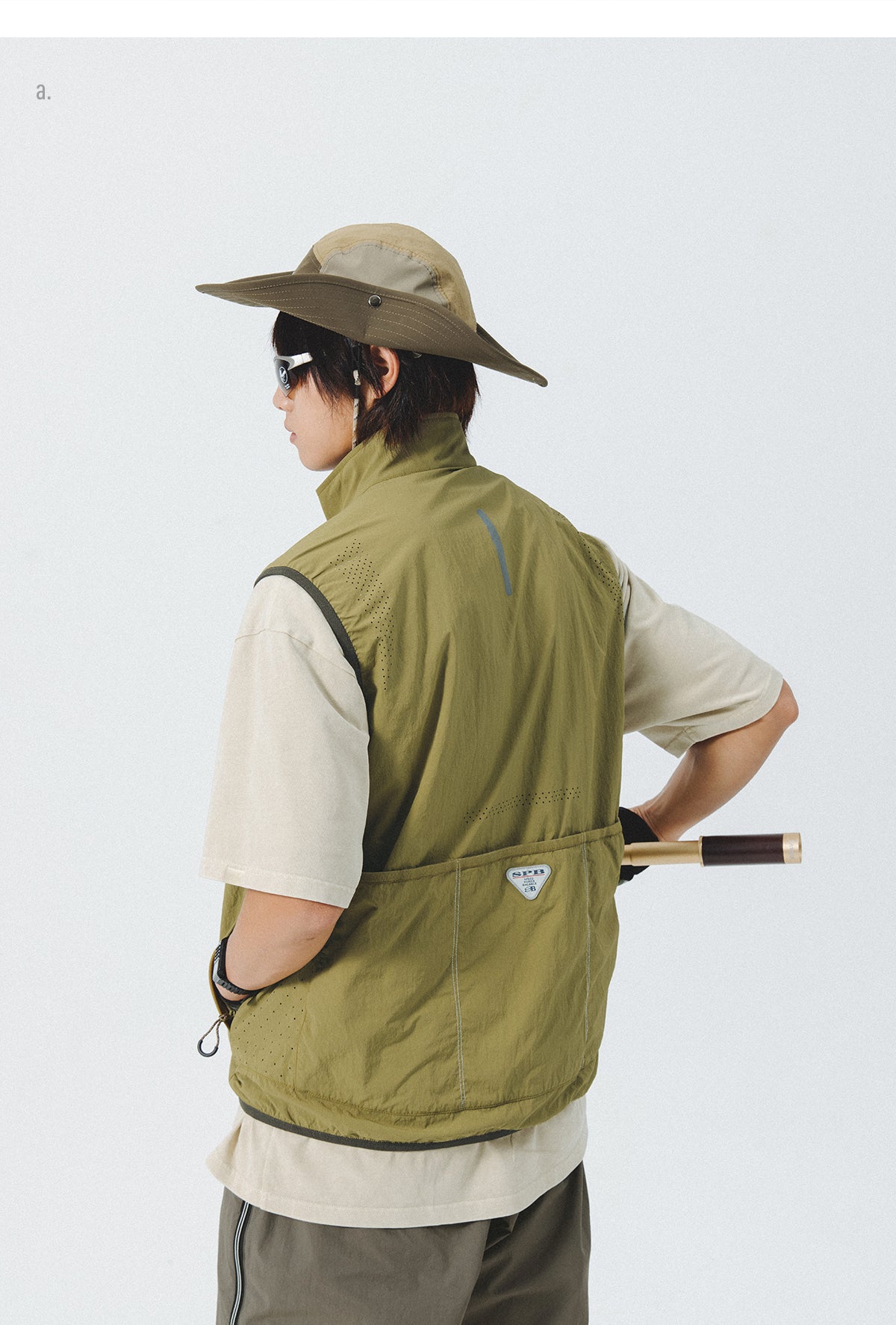 STAND COLLAR VEST JACKET N74333