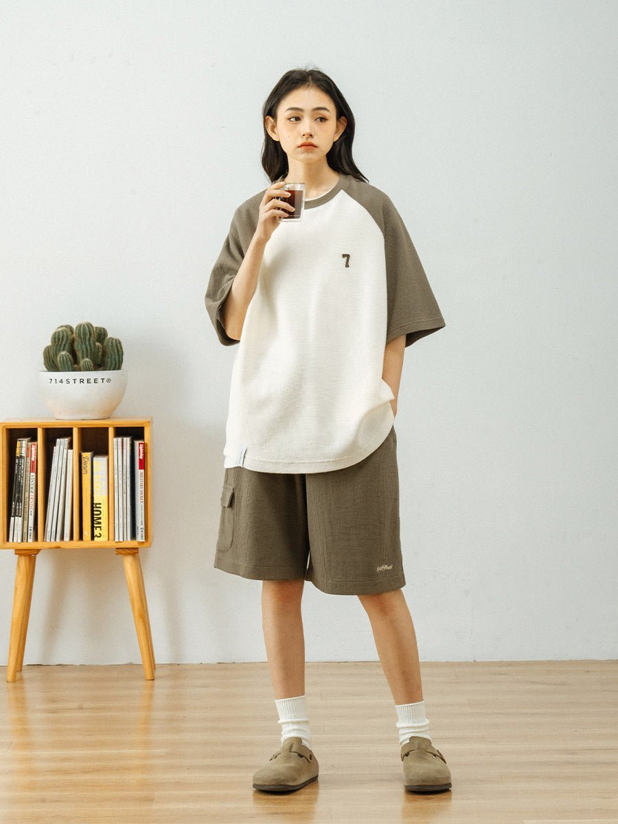 WAFFLE SHORT-SLEEVED T-SHIRT 66470