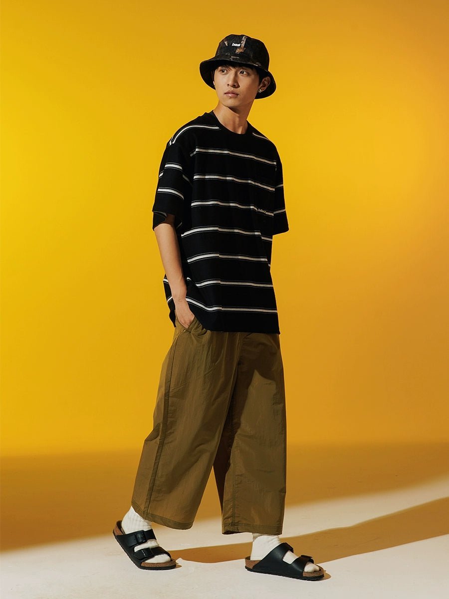 STRAIGHT SILHOUETTE 9/10 LENGTH PANTS D85554