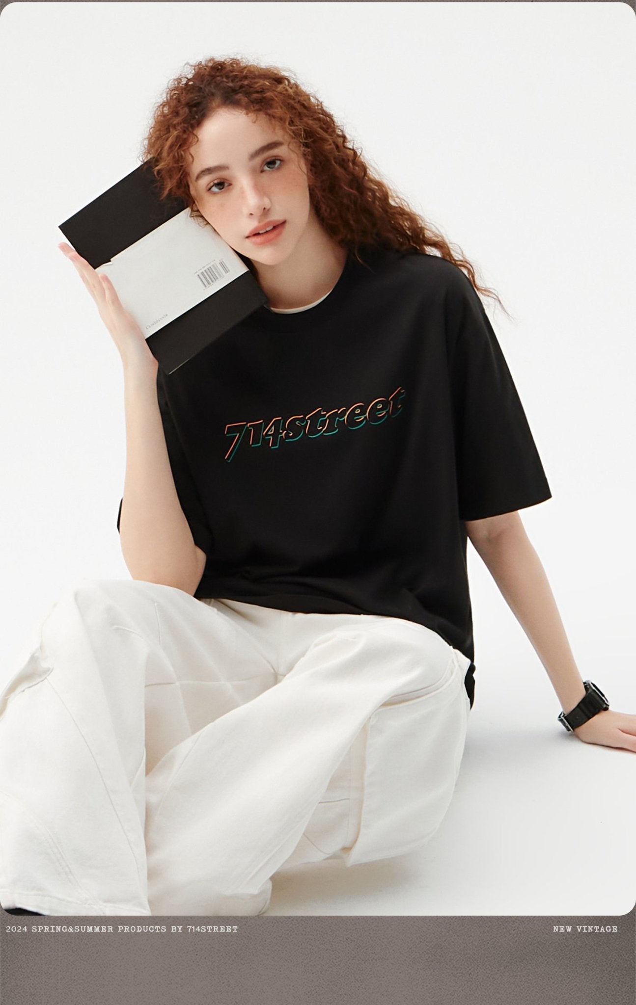 ロゴプリント半袖Tシャツ S07038