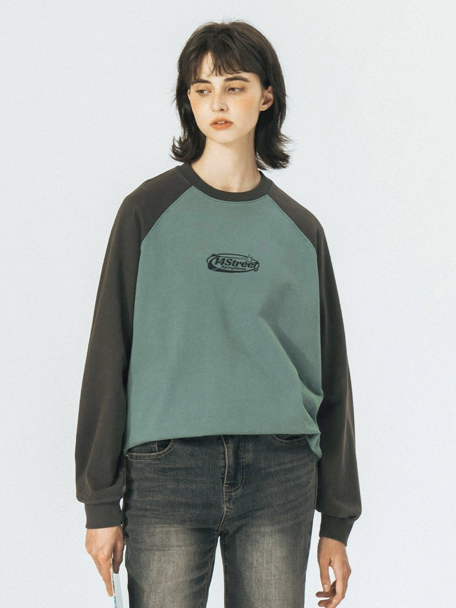アメリカンレトロ ウォッシュド長袖Tシャツ S03215