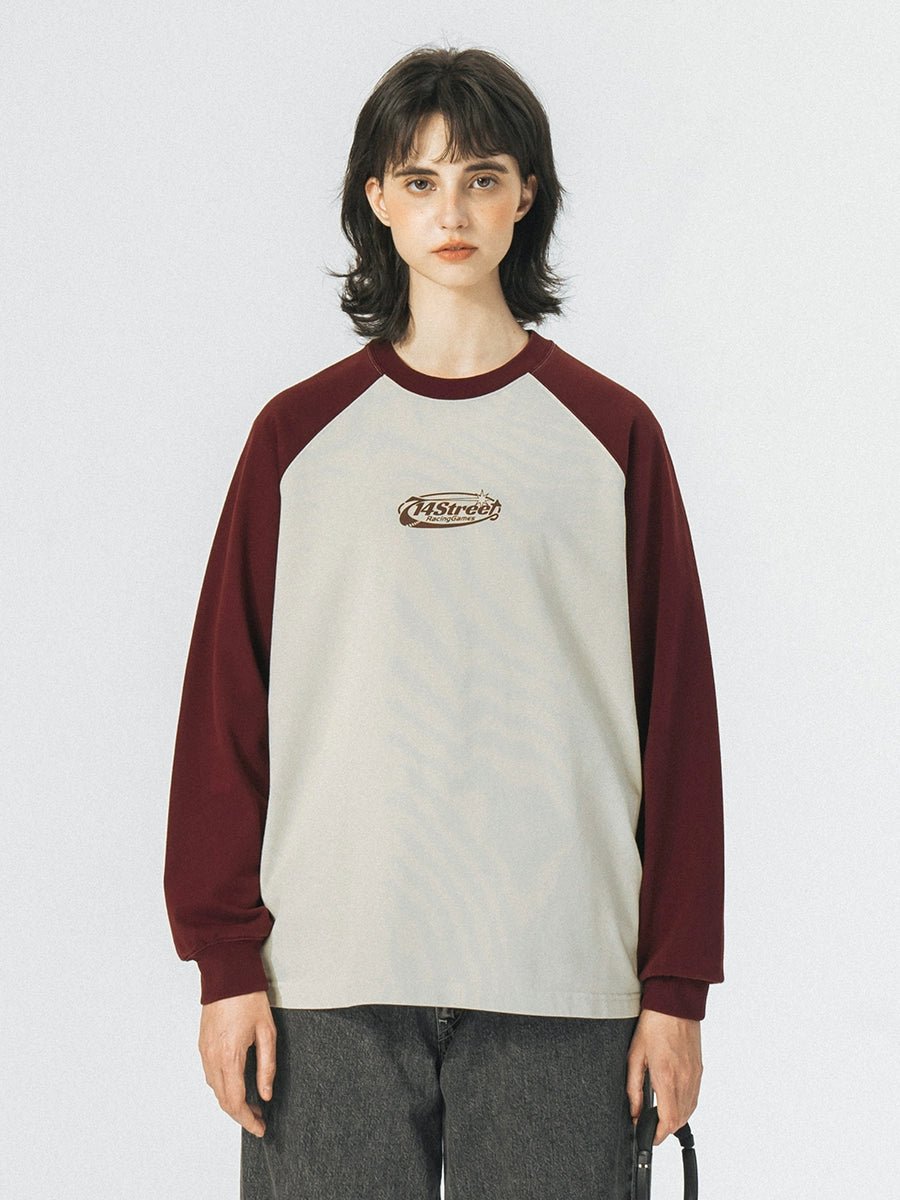 アメリカンレトロ ウォッシュド長袖Tシャツ S03215