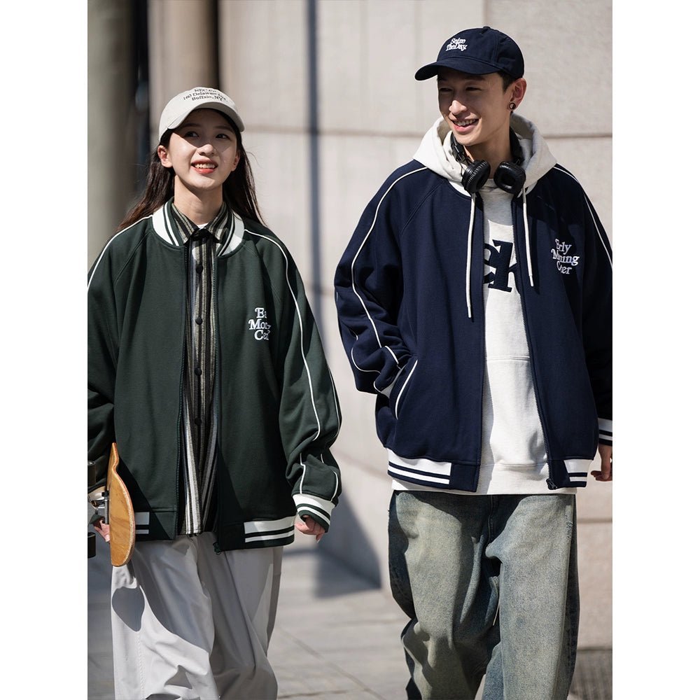 EMBROIDERED BASEBALL JACKET B92734