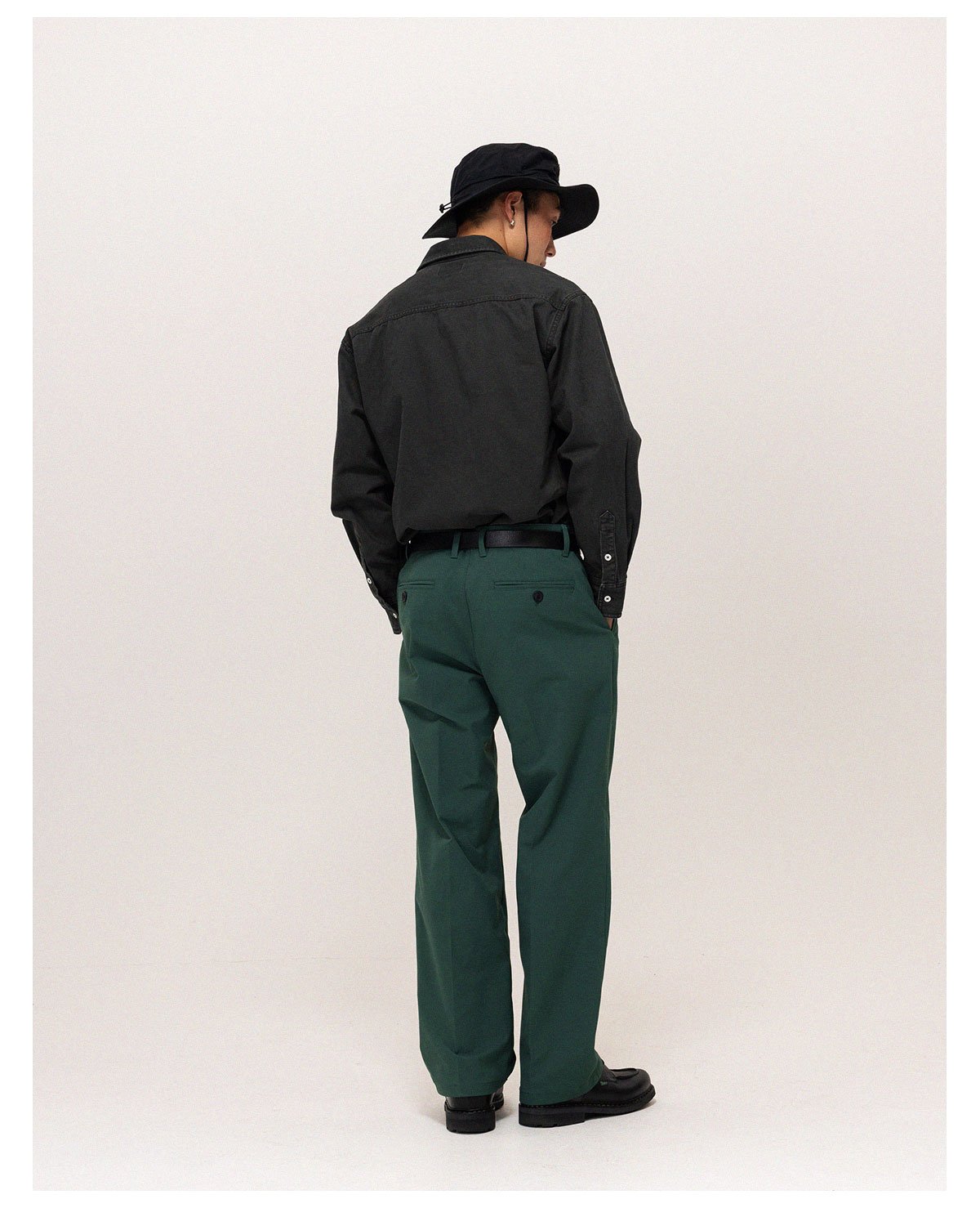 STRAIGHT CASUAL PANTS C14666