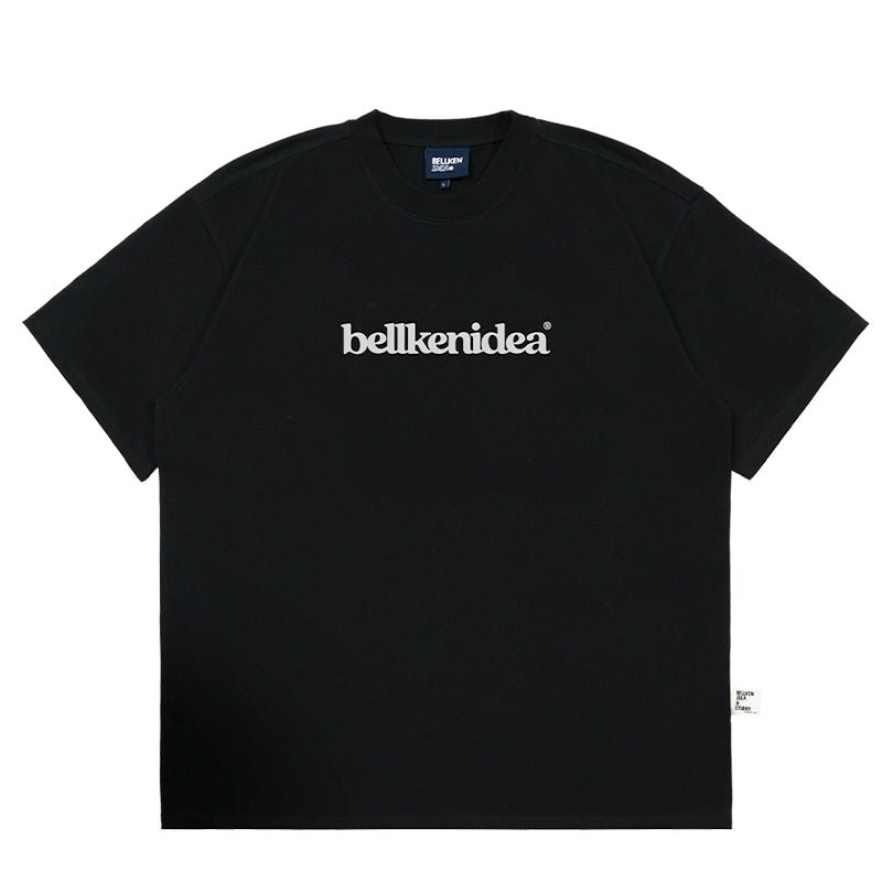 300gヘビーシンプルプリント半袖Tシャツ B04194