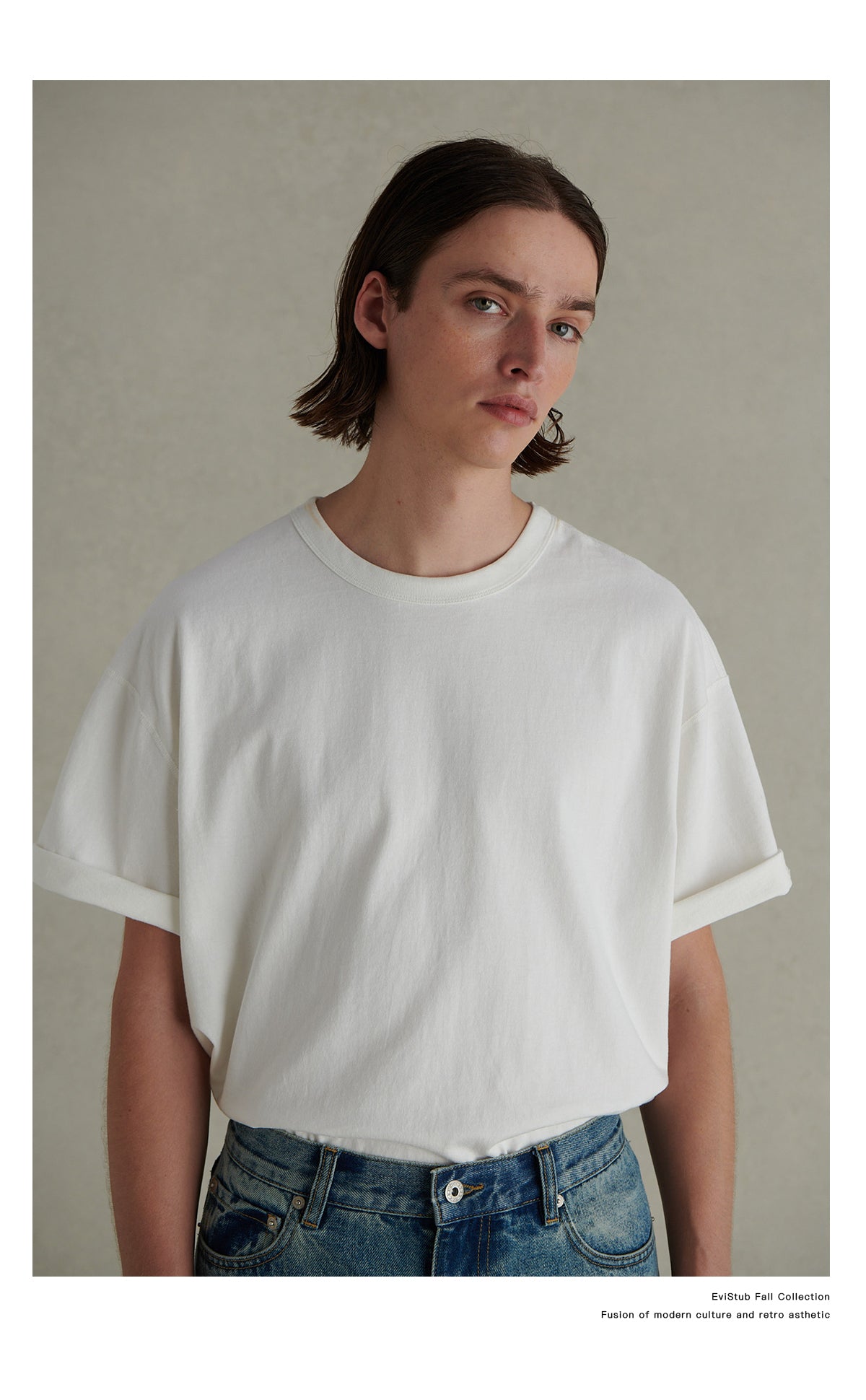 4-NEEDLE, 6-THREAD, SHORT-SLEEVED T-SHIRT, CLEAN FIT E33111