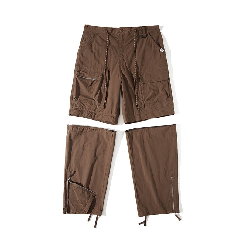 WASHED WORKWEAR DETACHABLE PARACHUTE PANTS N39332