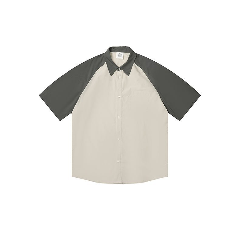 SLEEVE COTTON SHORT SLEEVE SHIRT C02108