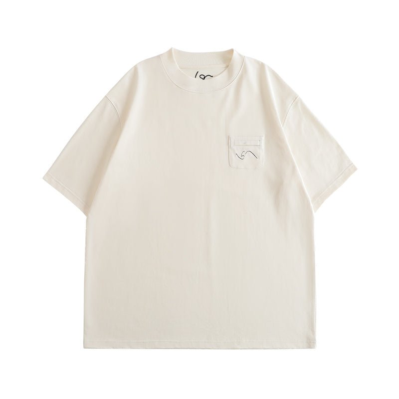 LOOSE ROUND NECK SHORT SLEEVE T-SHIRT L66312