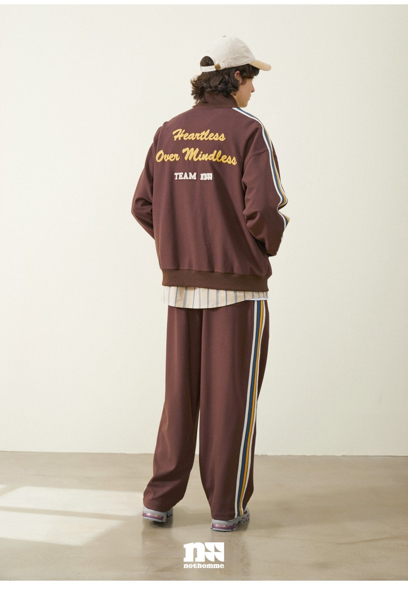 PATCHWORK BORDER ZIP-UP JACKET N55222