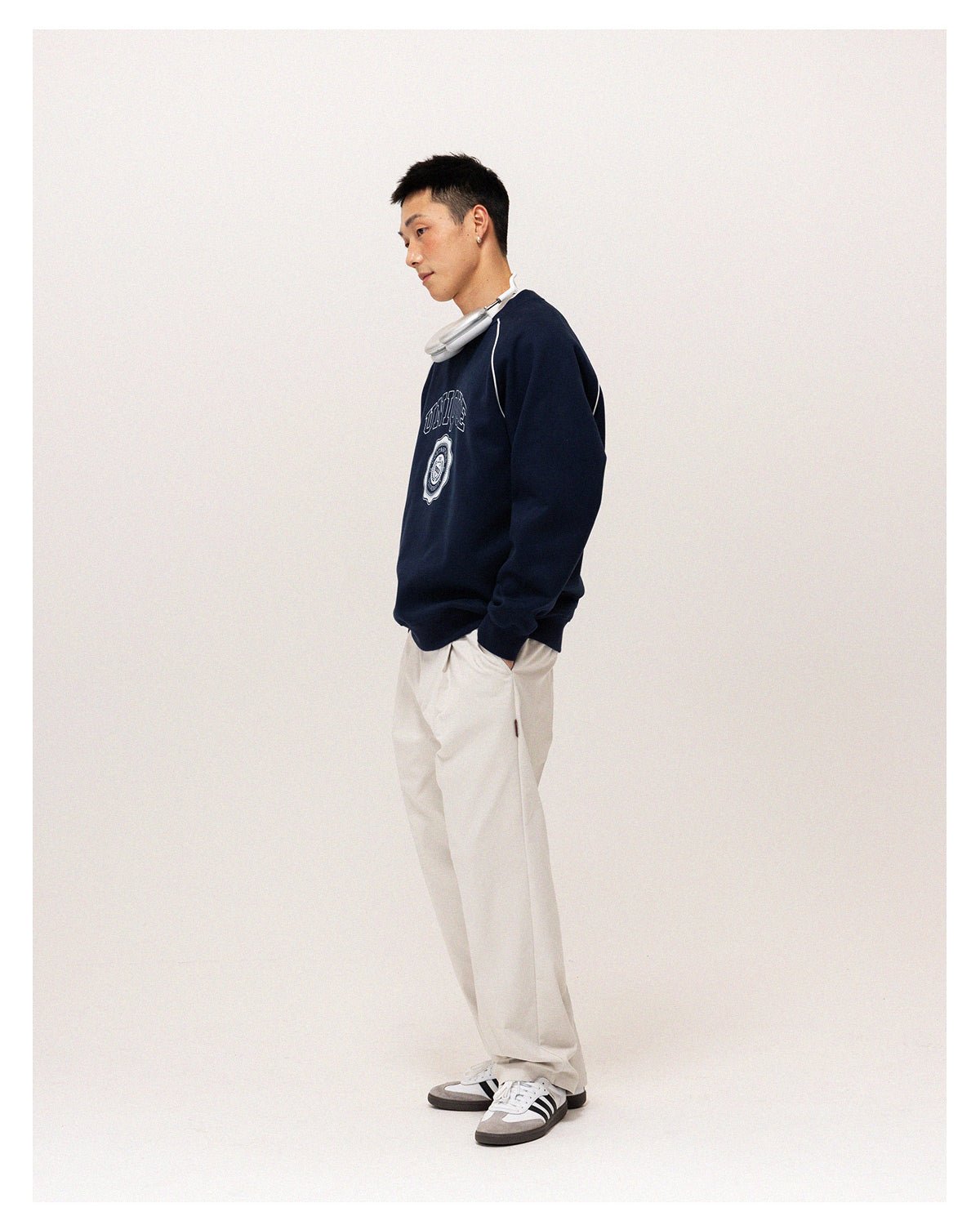 STRAIGHT CASUAL PANTS C14666