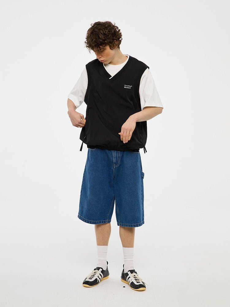 SLEEVELESS VEST JACKET CHECK C63898