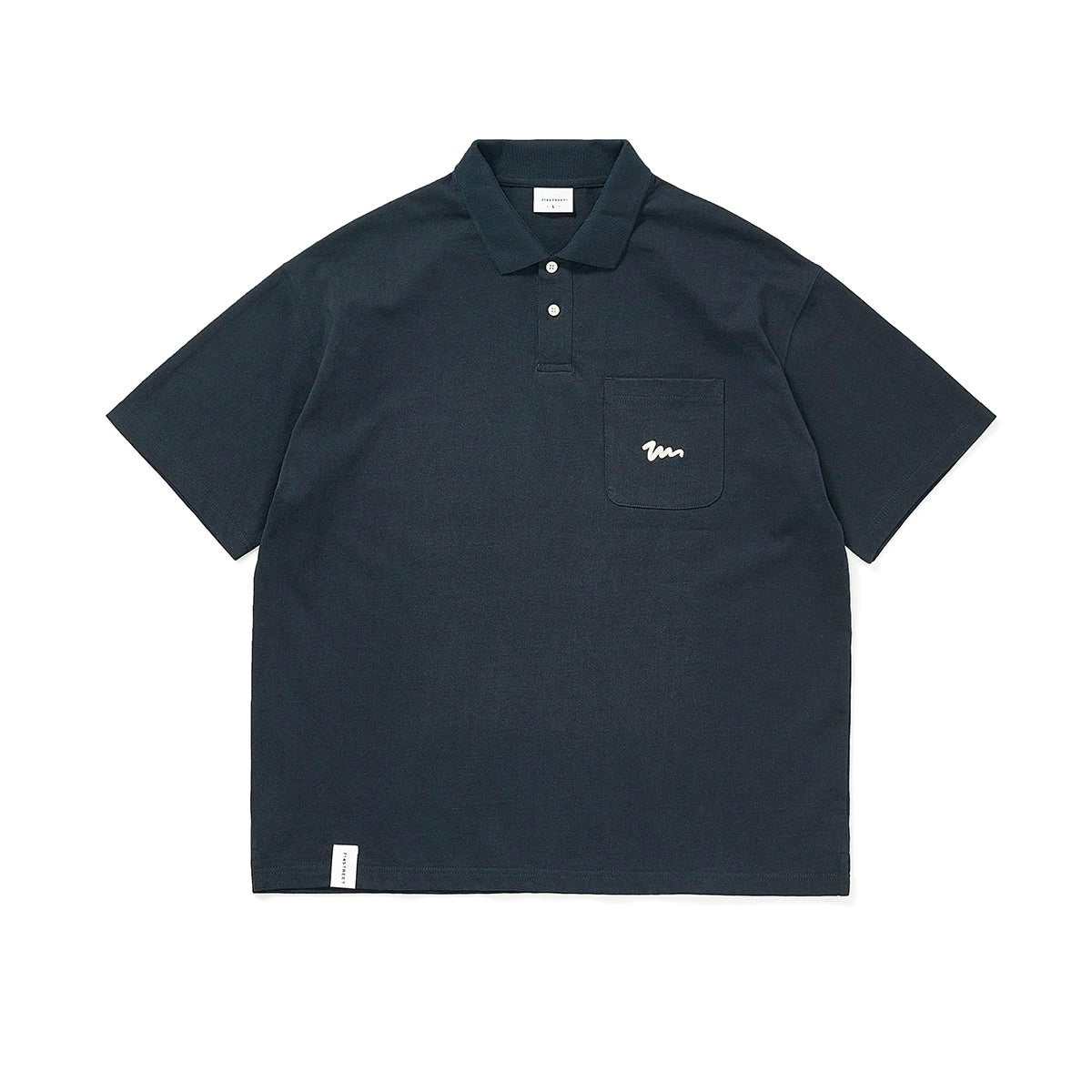 714streetトレンディカジュアルポロシャツメンズサマーニューTシャツトップメンズジャパニーズラペル半袖Tシャツ S050116