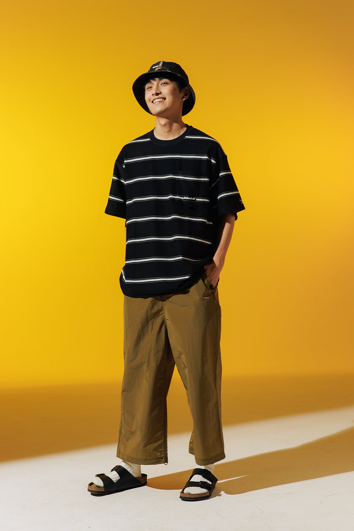 STRAIGHT SILHOUETTE 9/10 LENGTH PANTS D85554
