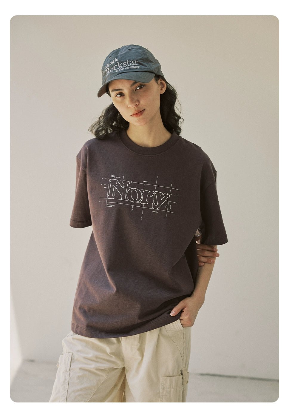 ロゴプリント クルーネックTシャツ N051413