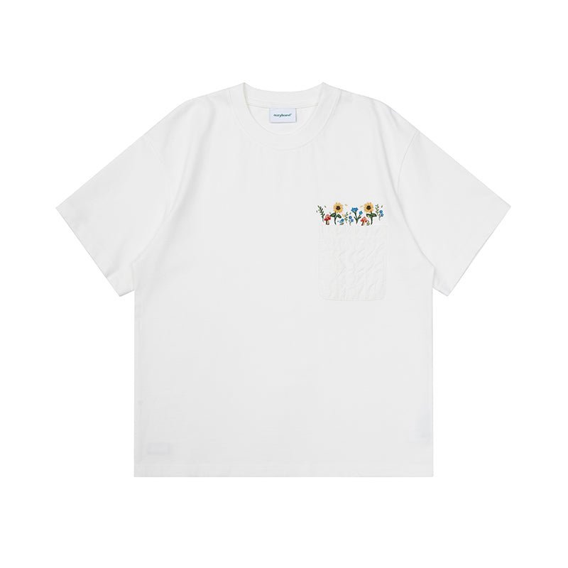 SHORT SLEEVES WITH EMBROIDERY AND POCKETS N65684