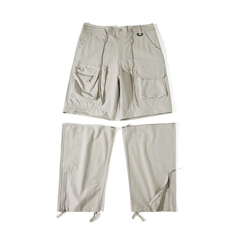 WASHED WORKWEAR DETACHABLE PARACHUTE PANTS N39332