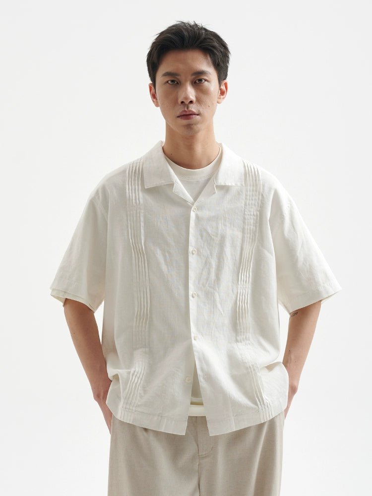 オムプリ　半袖　シャツ ISSEY MIYAKE - ISSEY MIYAKE オムプリッセ プリーツシャツ オープン