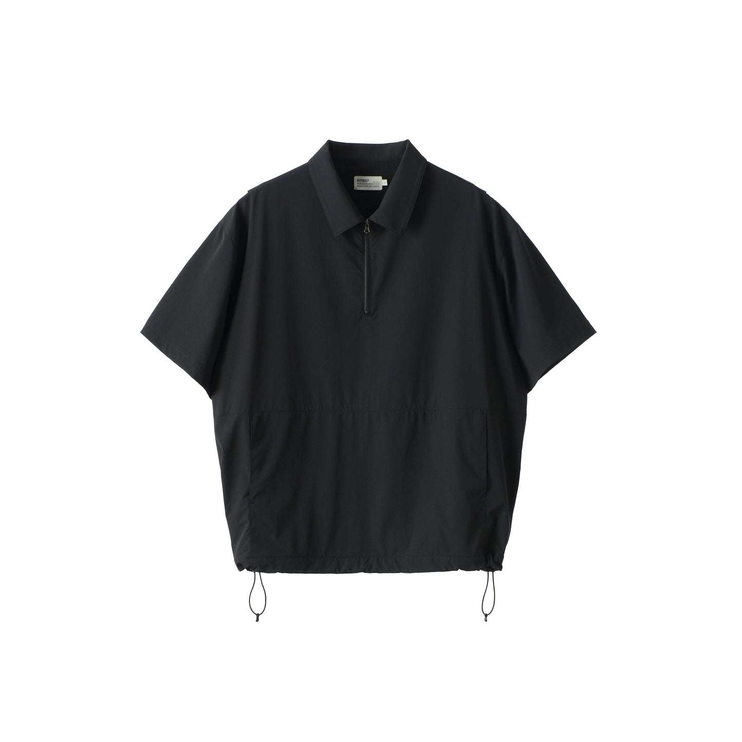 通気性メッシュハーフジップ半袖ポロシャツ B08056