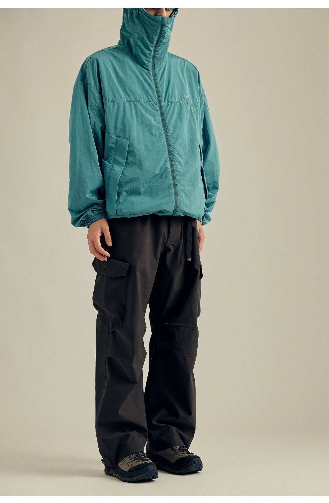 PLEATED ADJUSTABLE LEG WORK PANTS WATERPROOF N39044