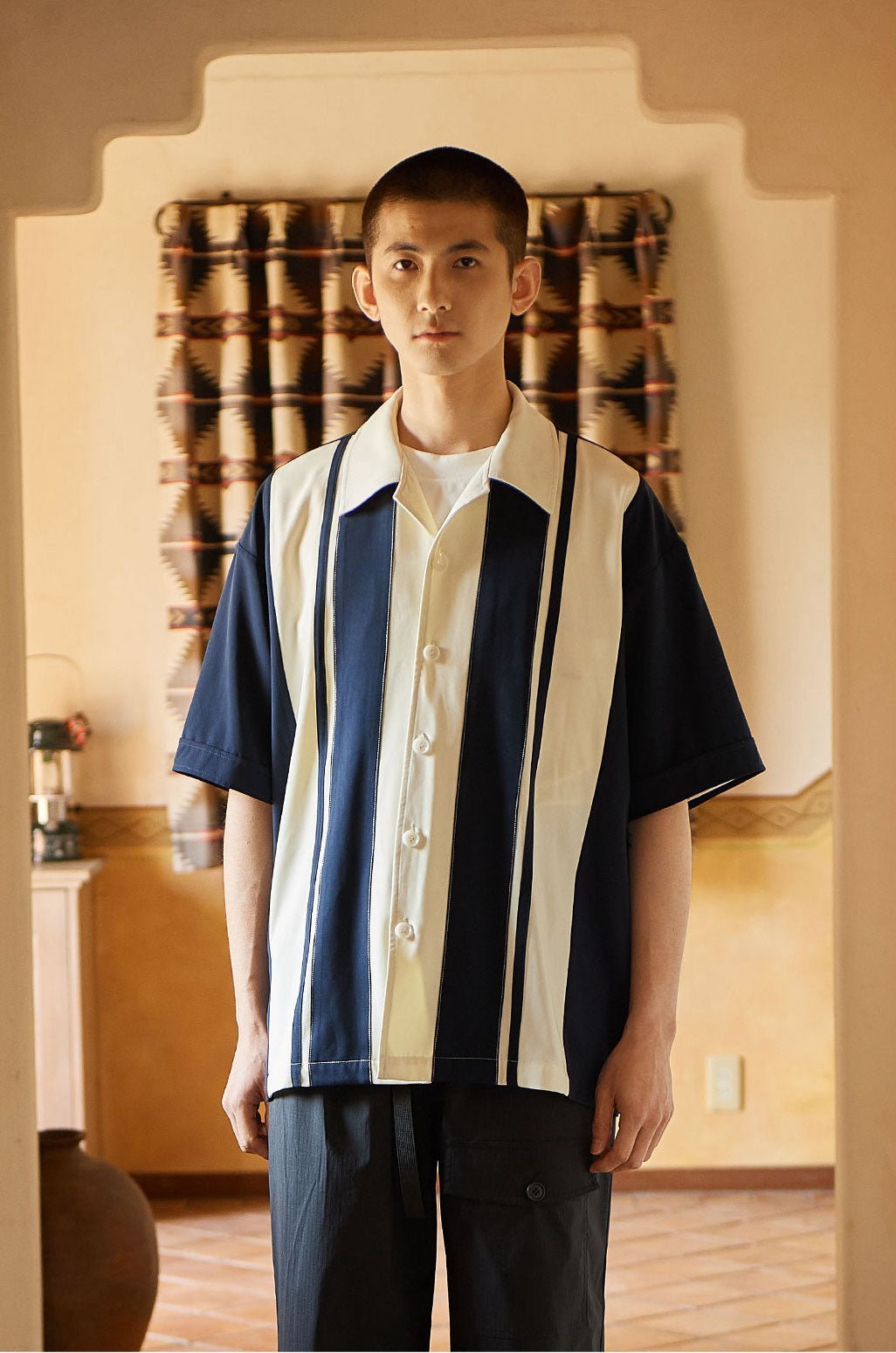 SHORT SLEEVE HAWAIIAN SHIRT E54449