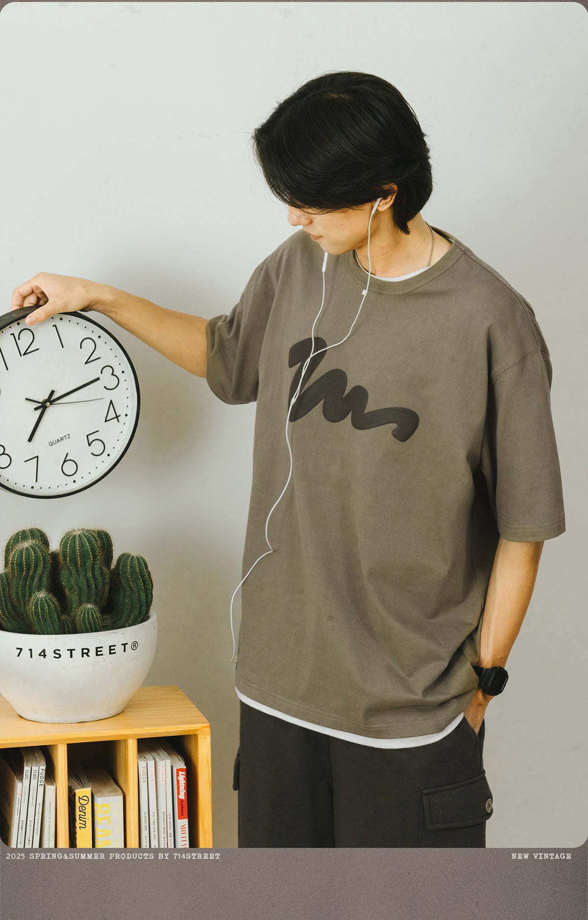 ブランドプリント半袖Tシャツ S050115