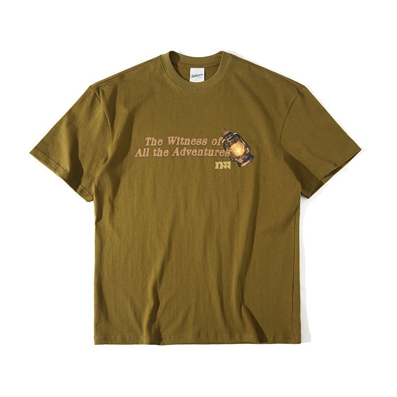 HEAVYWEIGHT 280G PRINTED SHORT-SLEEVED T-SHIRT N37774