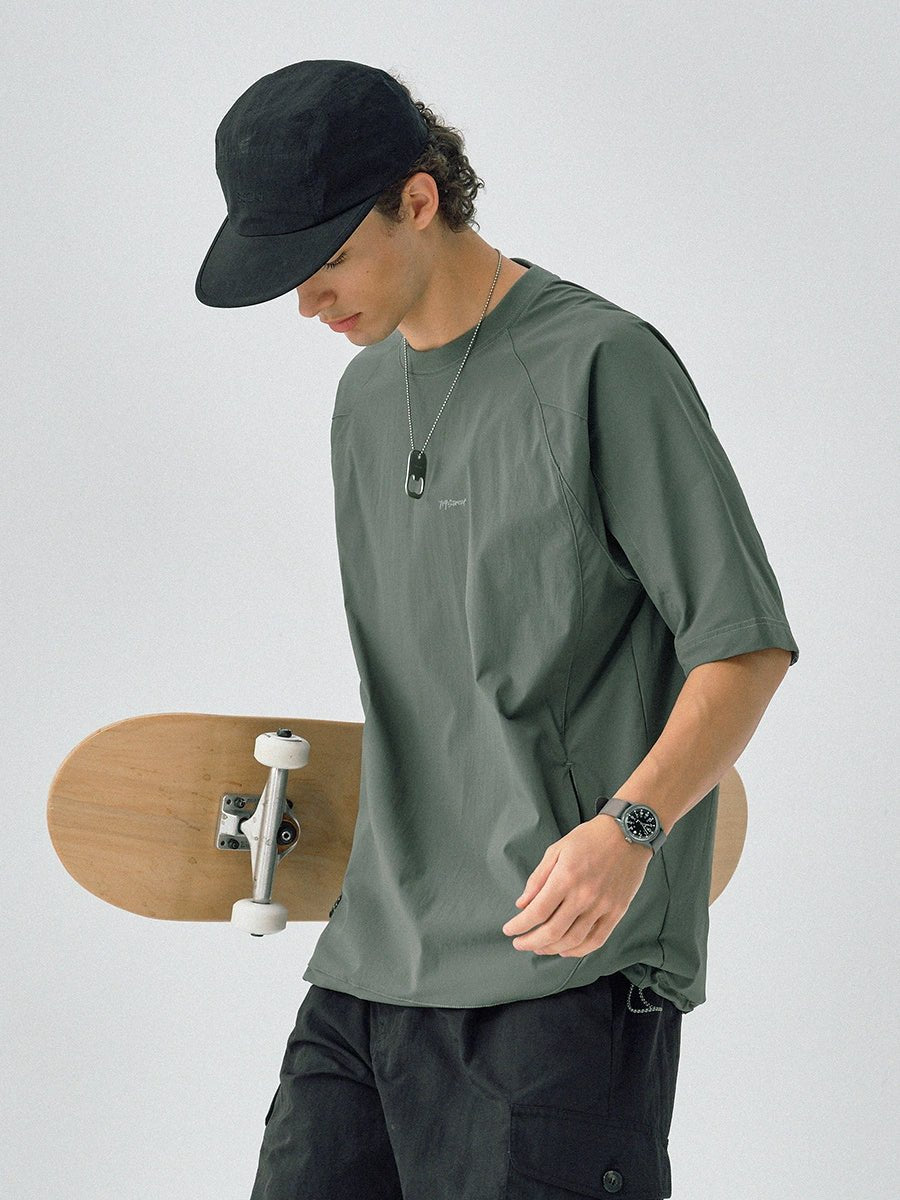 速乾性 ジッパーポケット半袖Tシャツ S050111