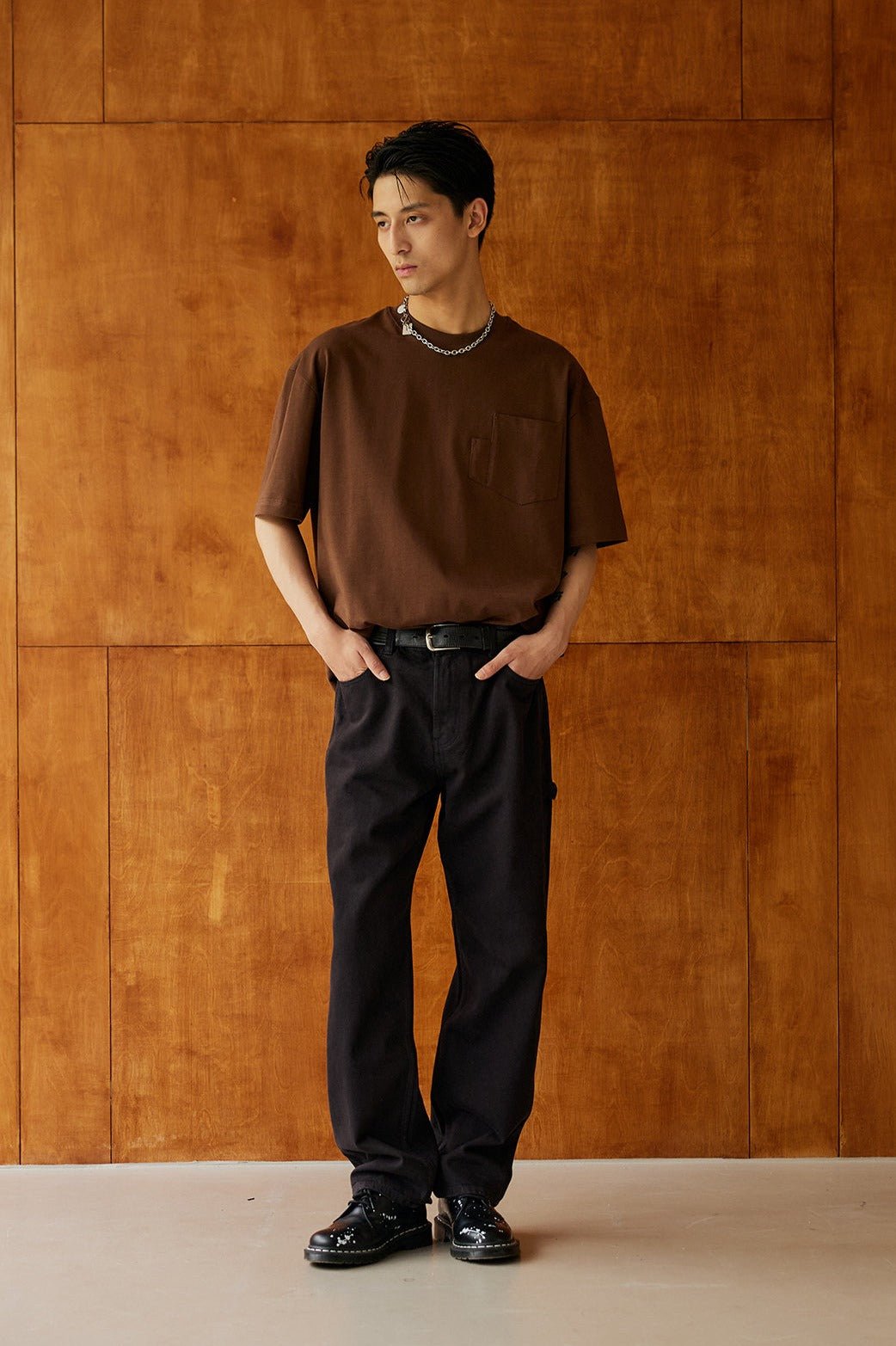 POCKET CUFF PRINT DESIGN SHORT SLEEVE N29921