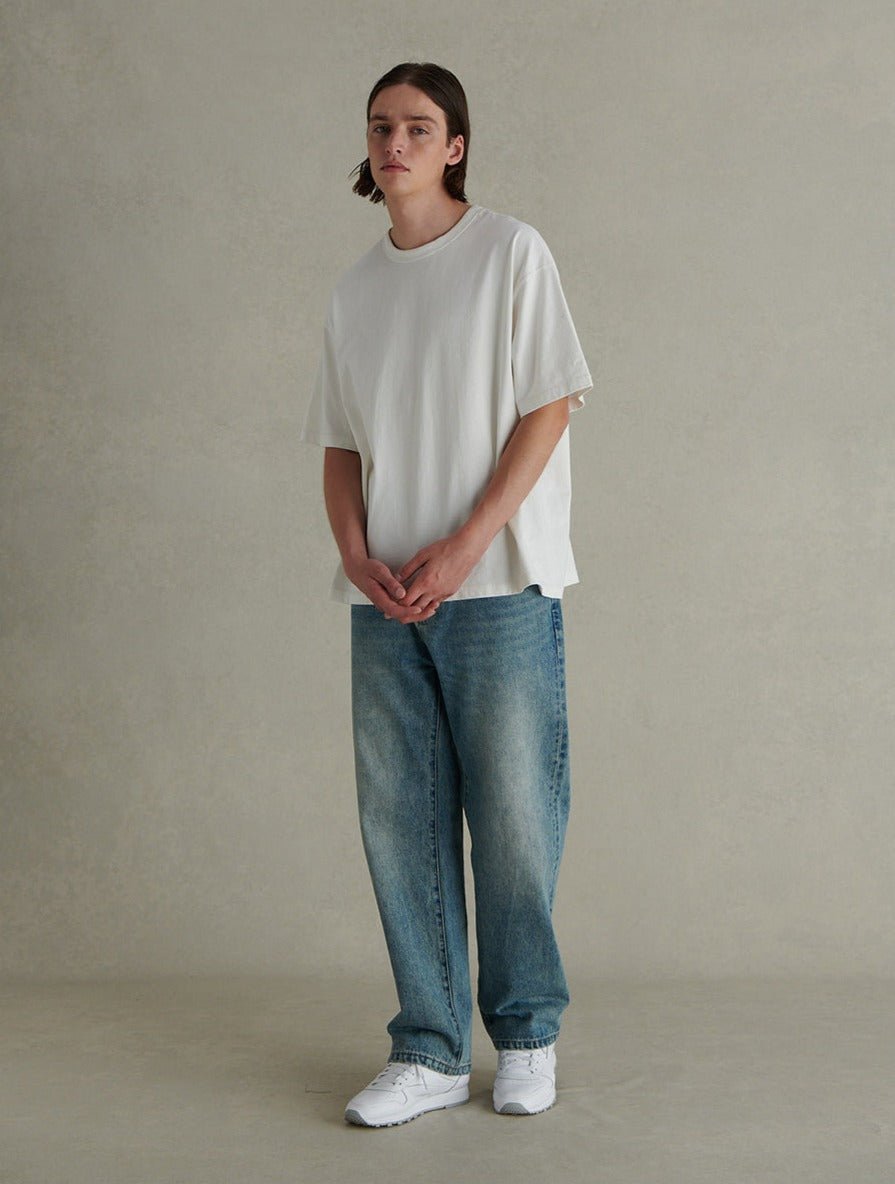 4-NEEDLE, 6-THREAD, SHORT-SLEEVED T-SHIRT, CLEAN FIT E33111