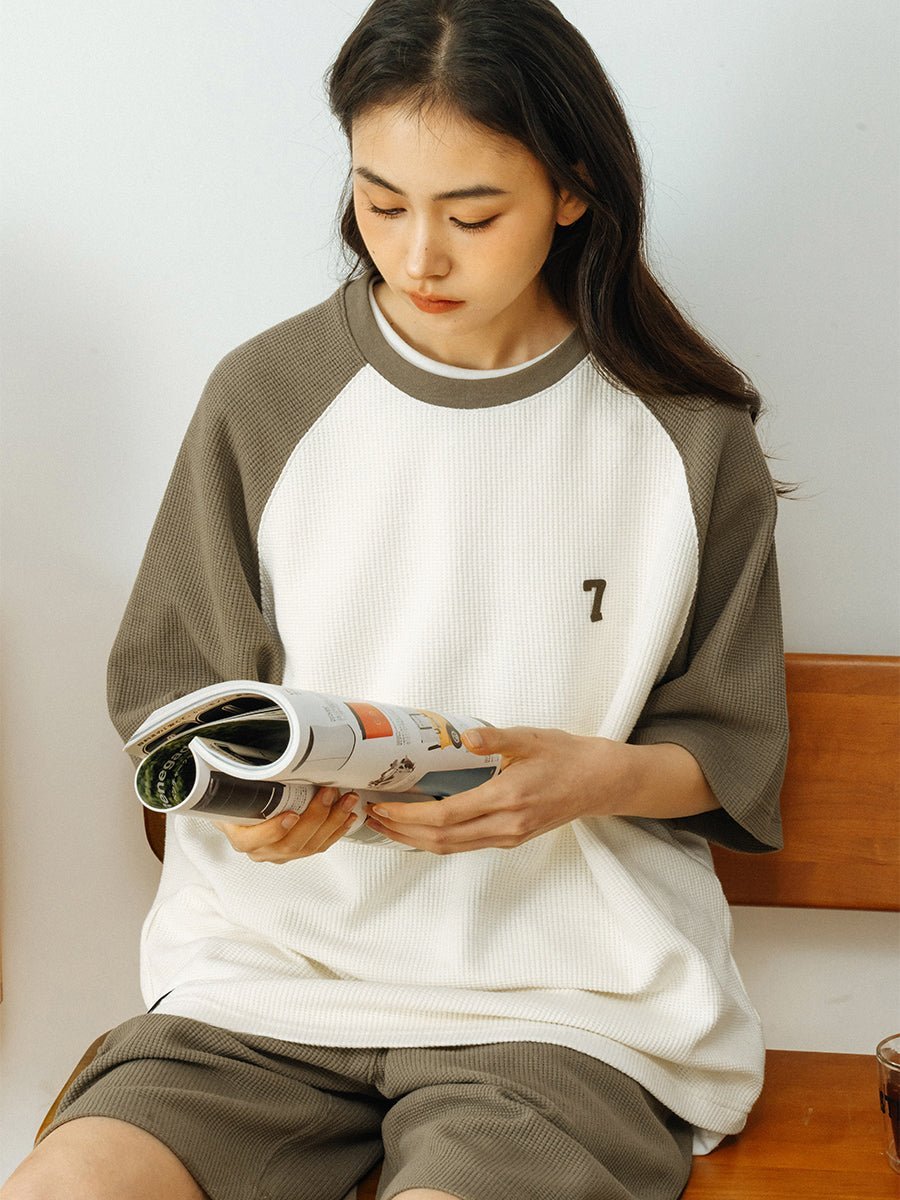 WAFFLE SHORT-SLEEVED T-SHIRT 66470