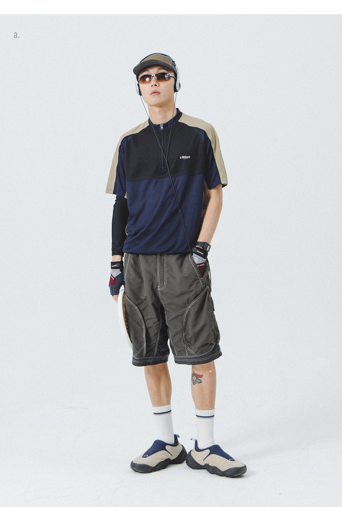 UTODOOR COLOR-BLOCKING WORK SHORTS N99021