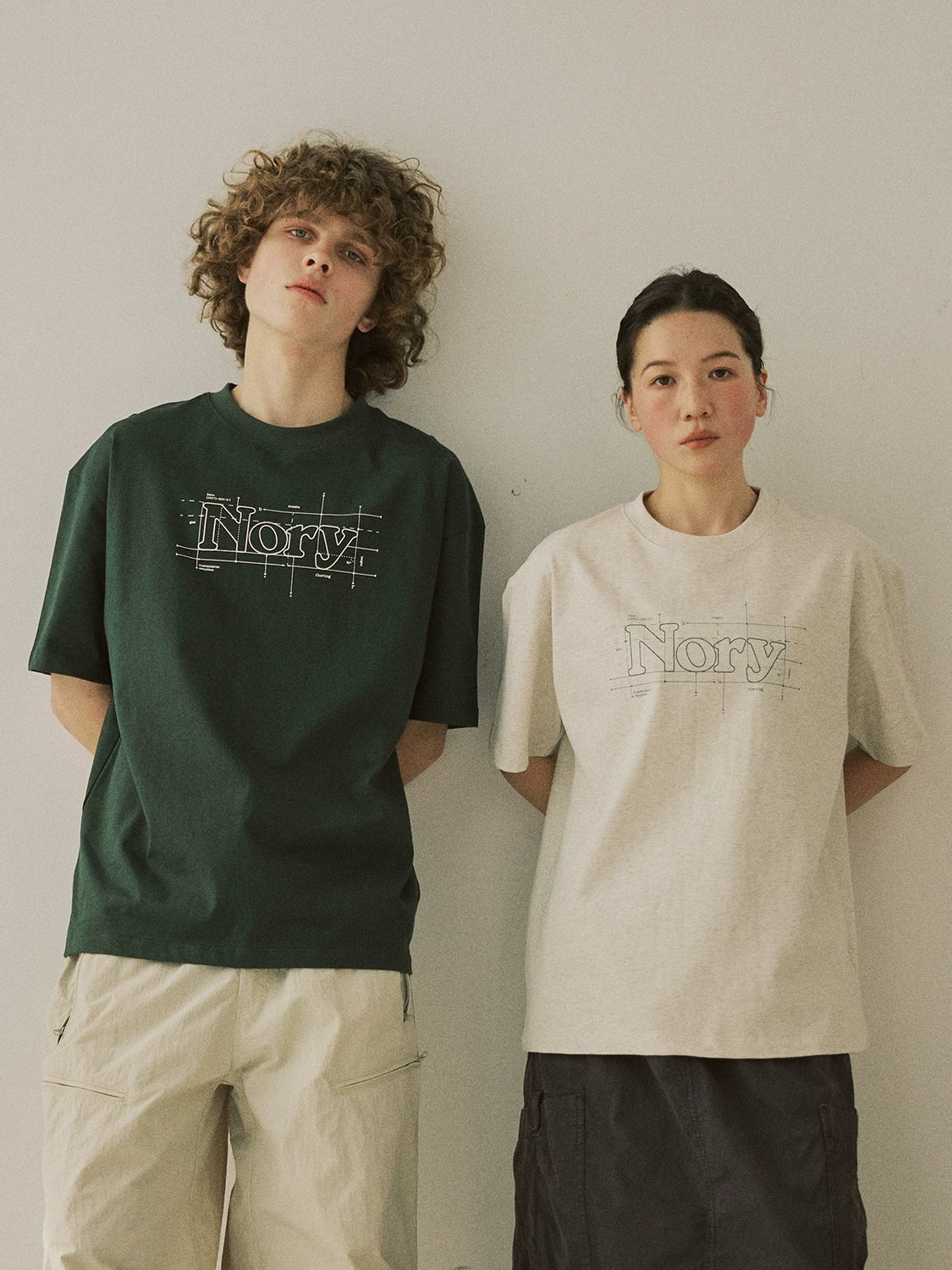 ロゴプリント クルーネックTシャツ N051413