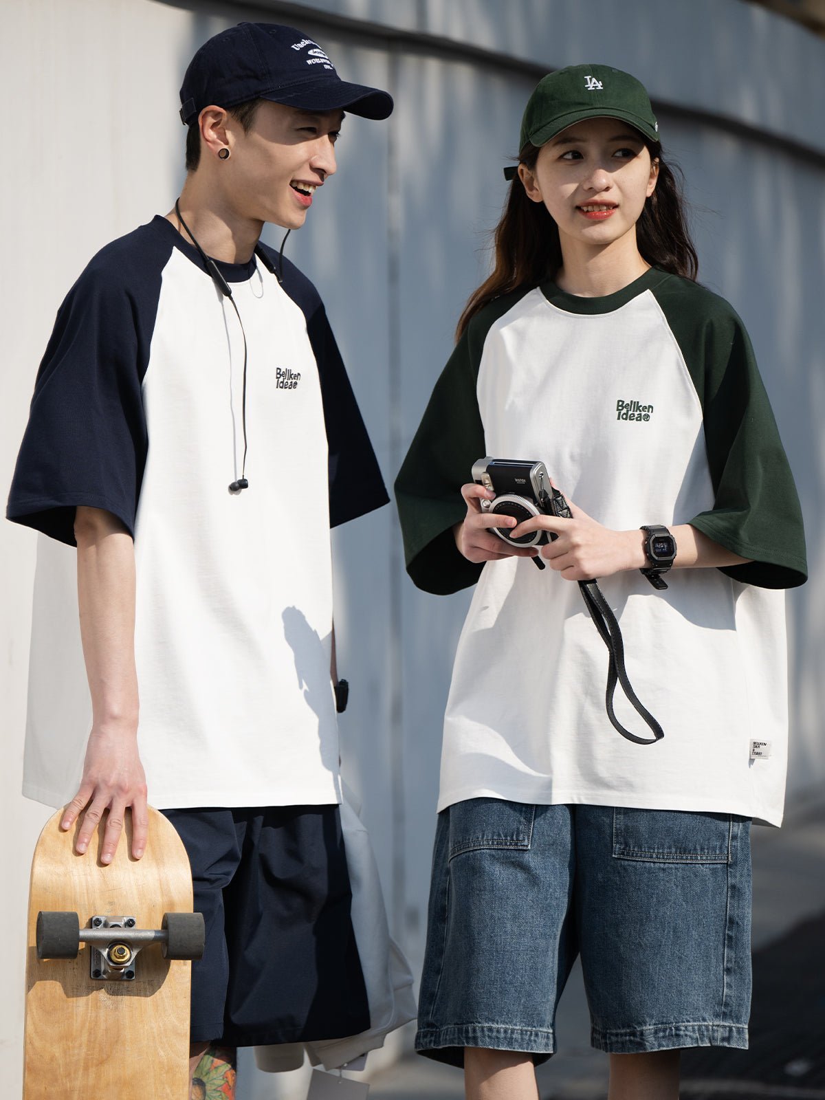 PATCHWORK SLEEVE SHORT SLEEVE B88832