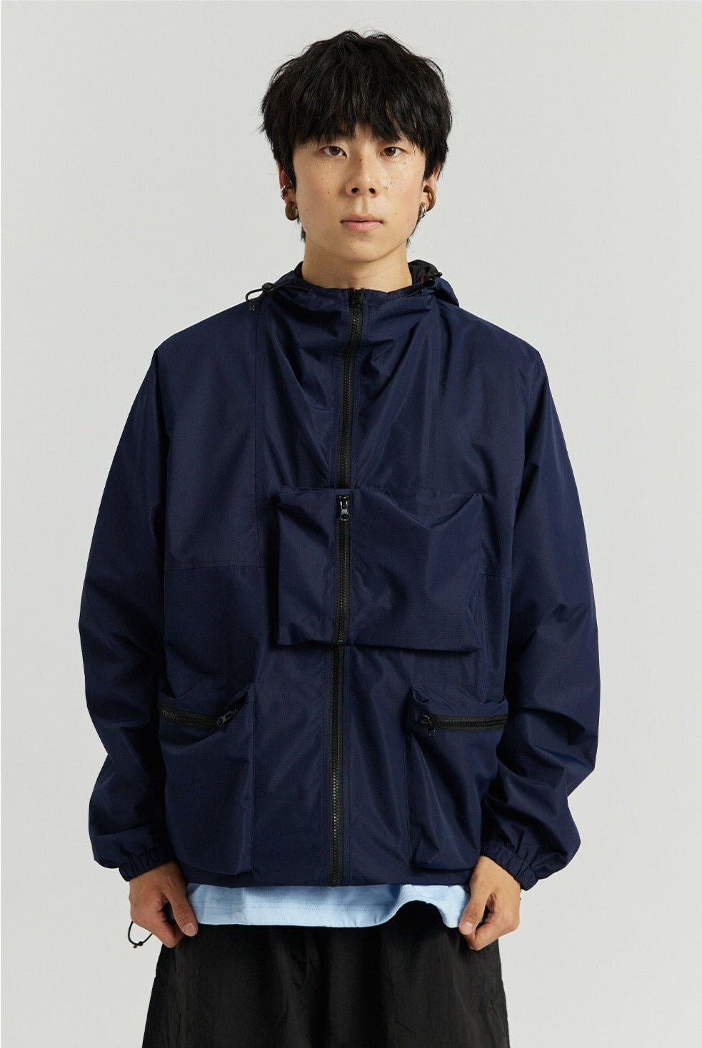 WATERPROOF MULTI-POCKET PERFORATED JACKET N93939