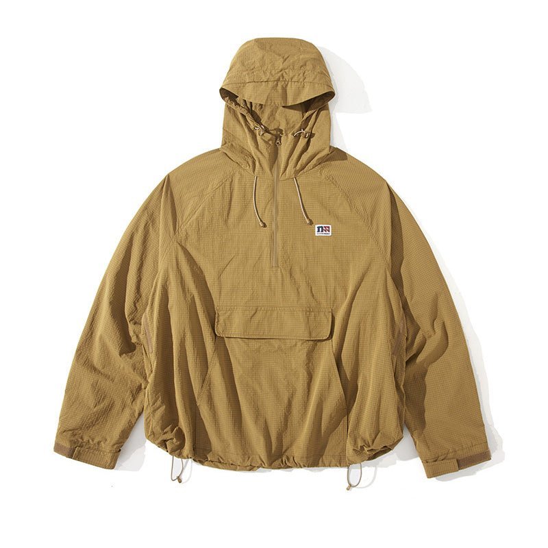 HALF OPEN COLLAR HOODED JACKET UPF50+ N22257