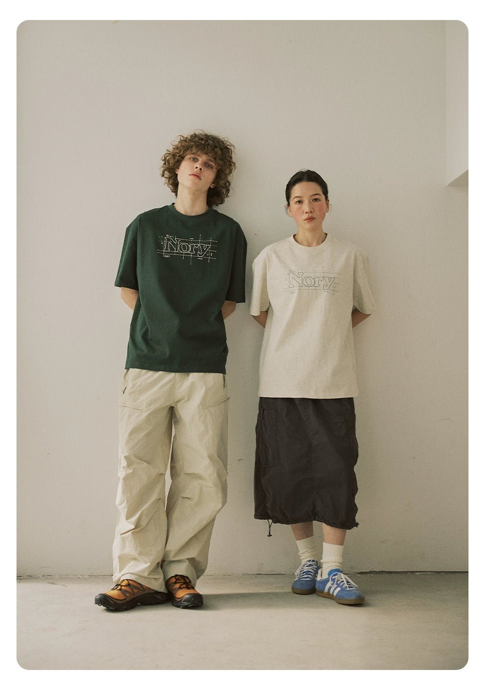 ロゴプリント クルーネックTシャツ N051413