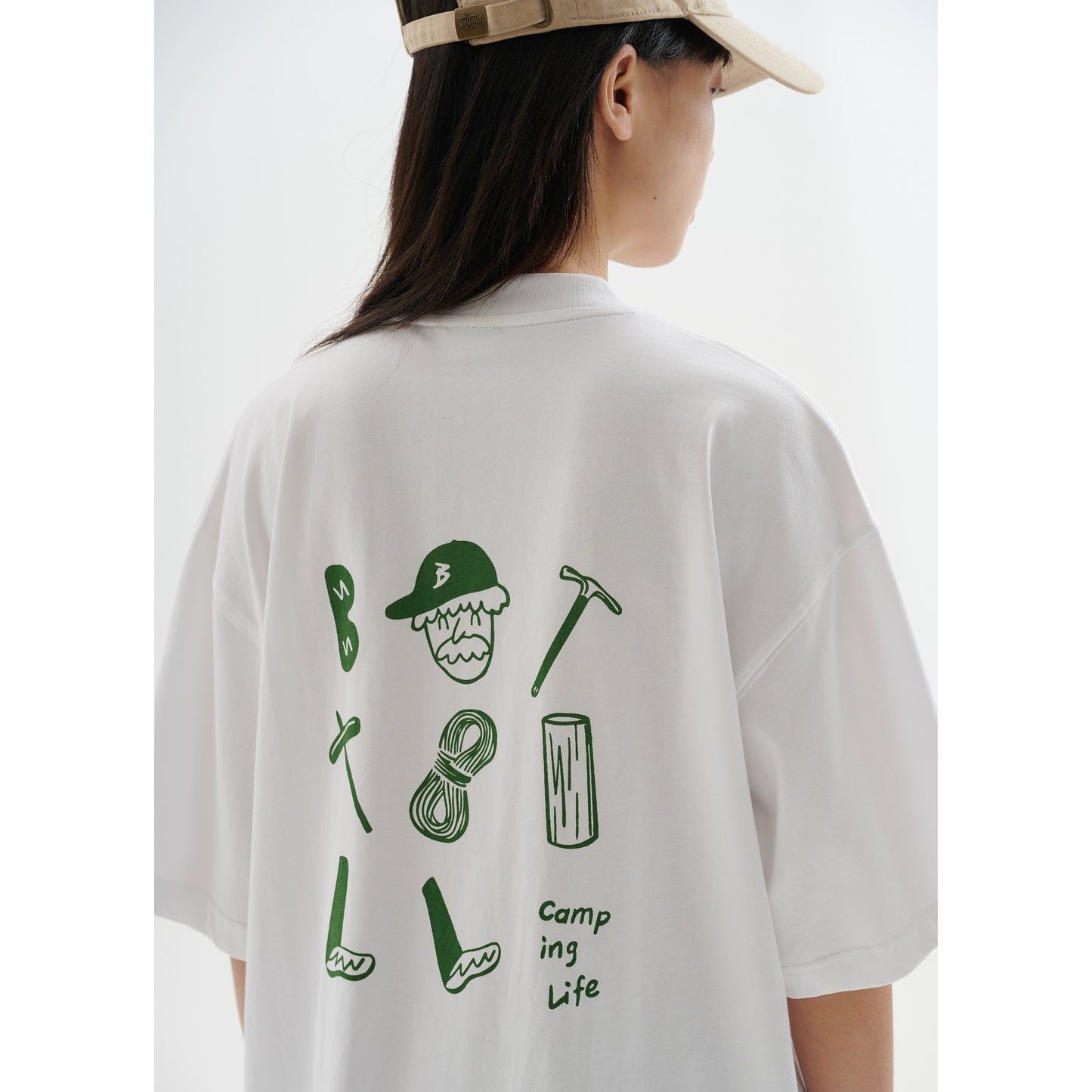 1ダブルヤーン生地ジャパニーズヴィンテージ半袖Tシャツ B05039
