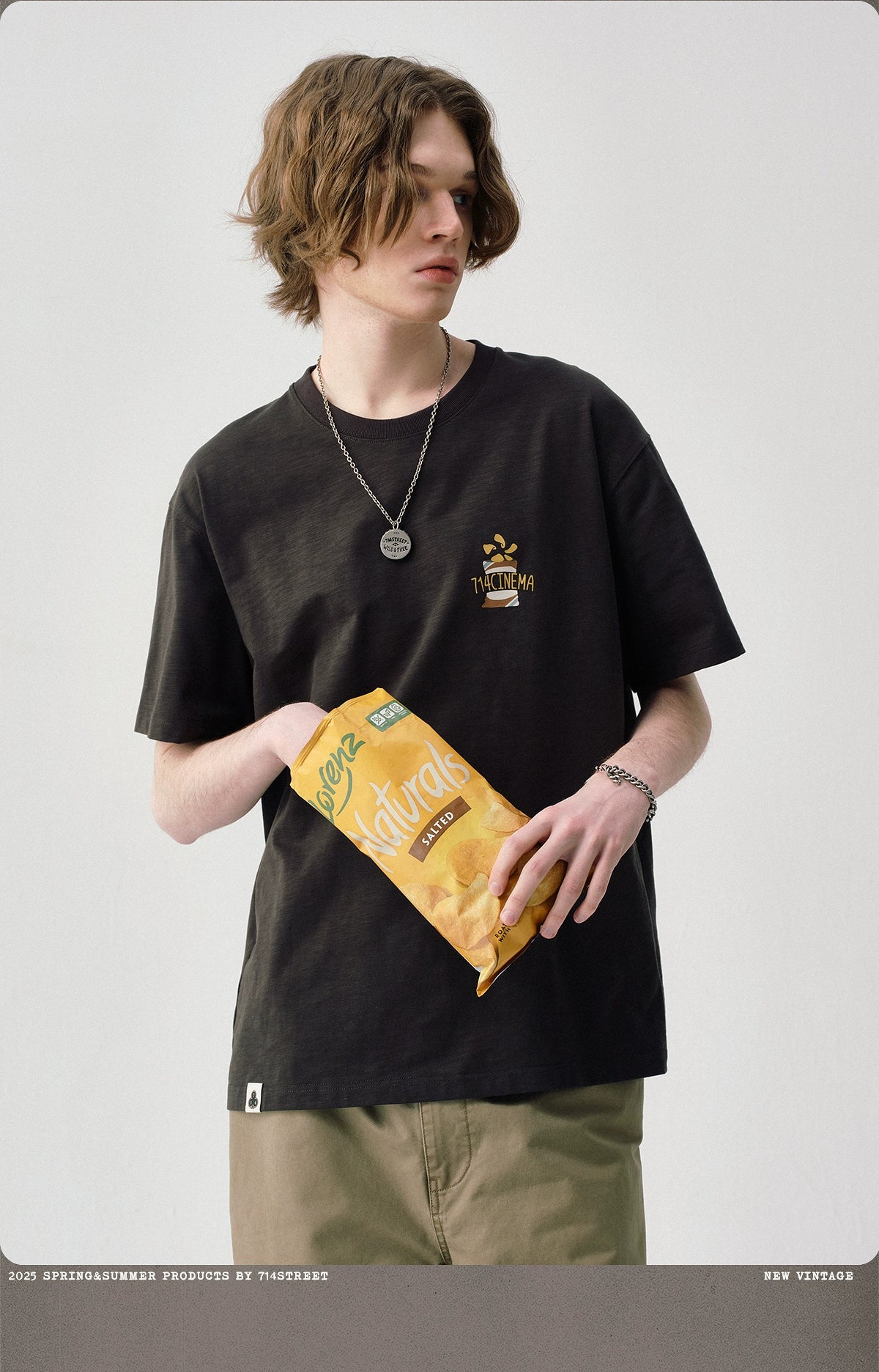 プリント半袖Tシャツ S050114