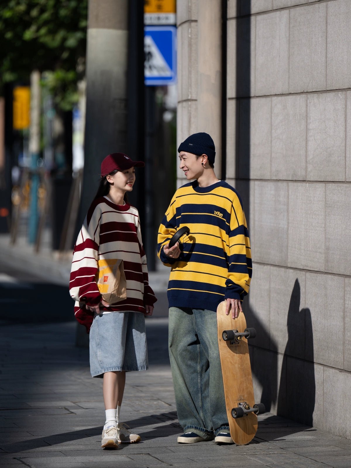 BORDER SWEATSHIRT B16111
