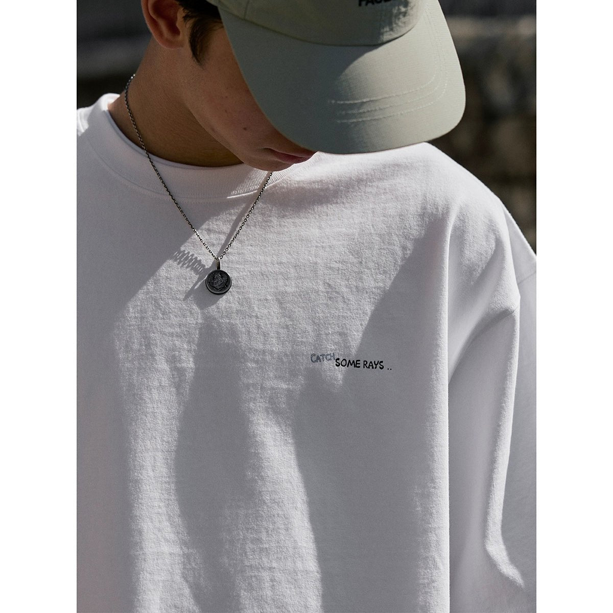 ヘビーコットンレトロカジュアル半袖Tシャツ R06155