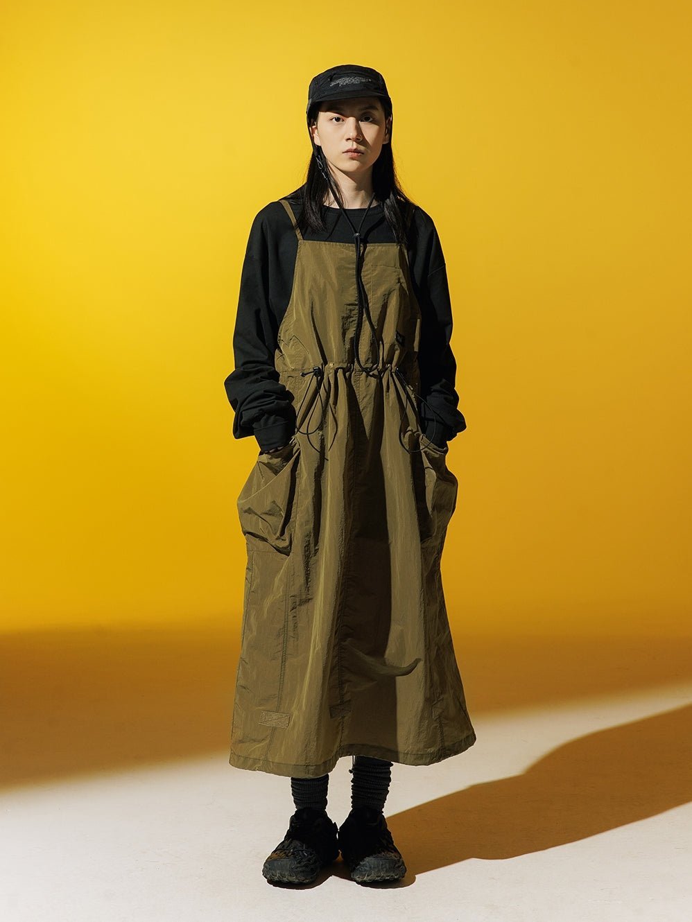 CASUAL NYLON SKIRT D11125
