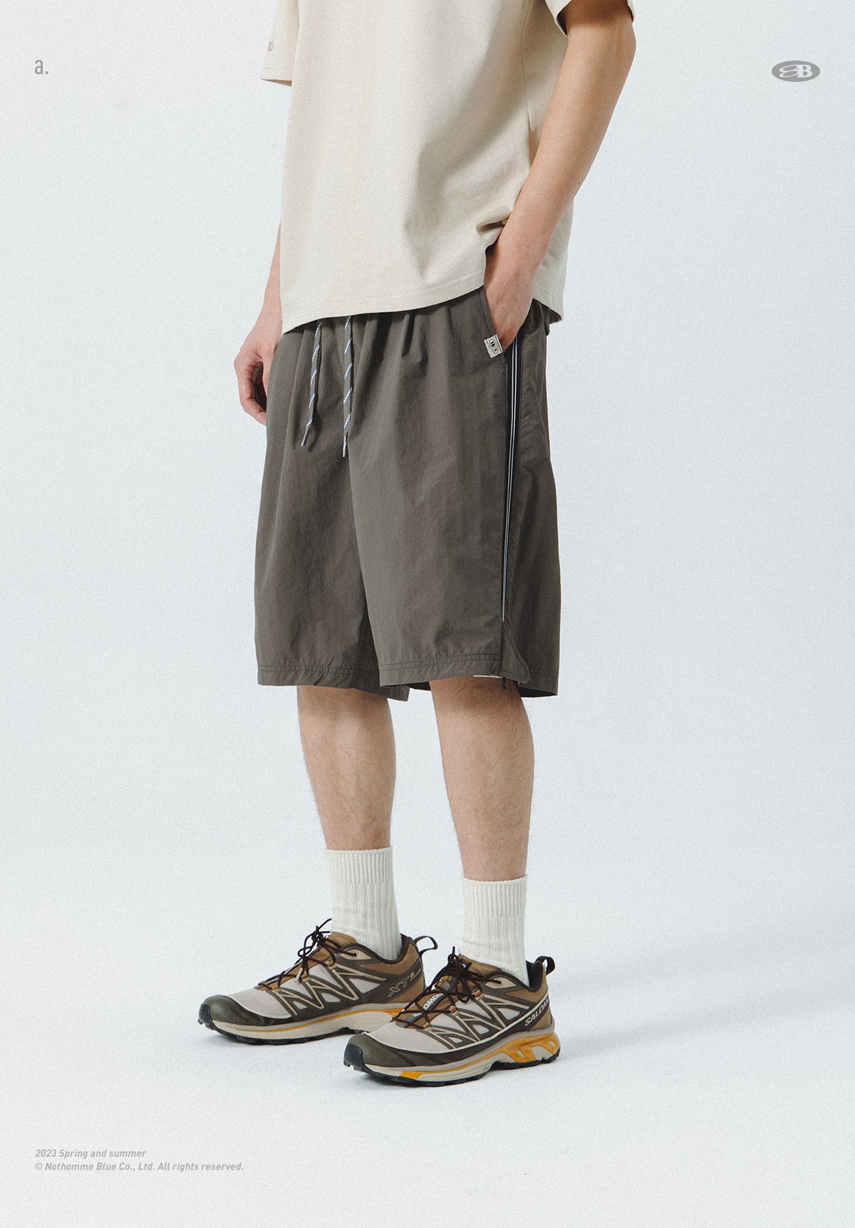 THIN 5-PIECE PANTS BREATHABLE QUICK-DRYING SHORTS N57531
