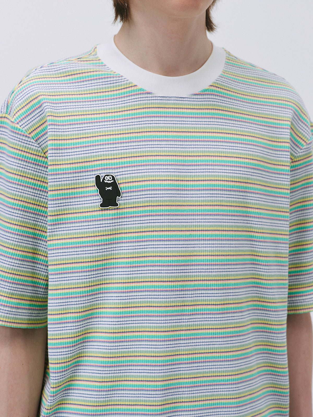 STRIPED SHORT-SLEEVED T-SHIRT S65422