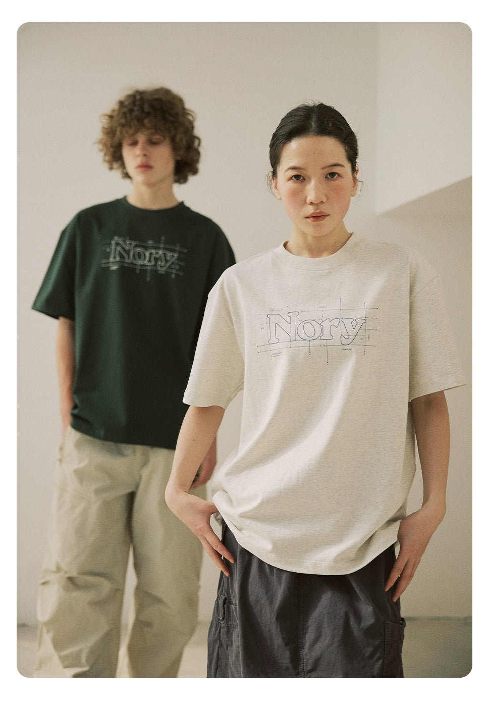 ロゴプリント クルーネックTシャツ N051413