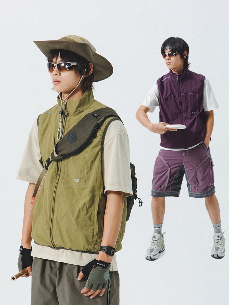 STAND COLLAR VEST JACKET N74333